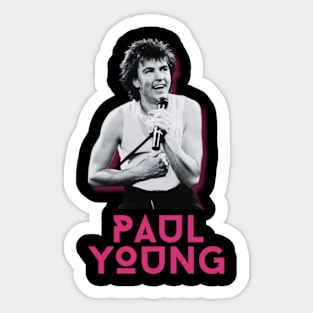 Paul young\\\original retro Sticker